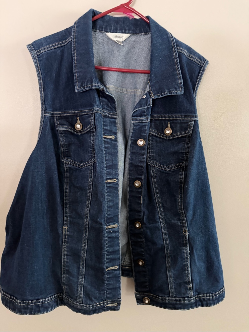 CJ Banks Denim Vest